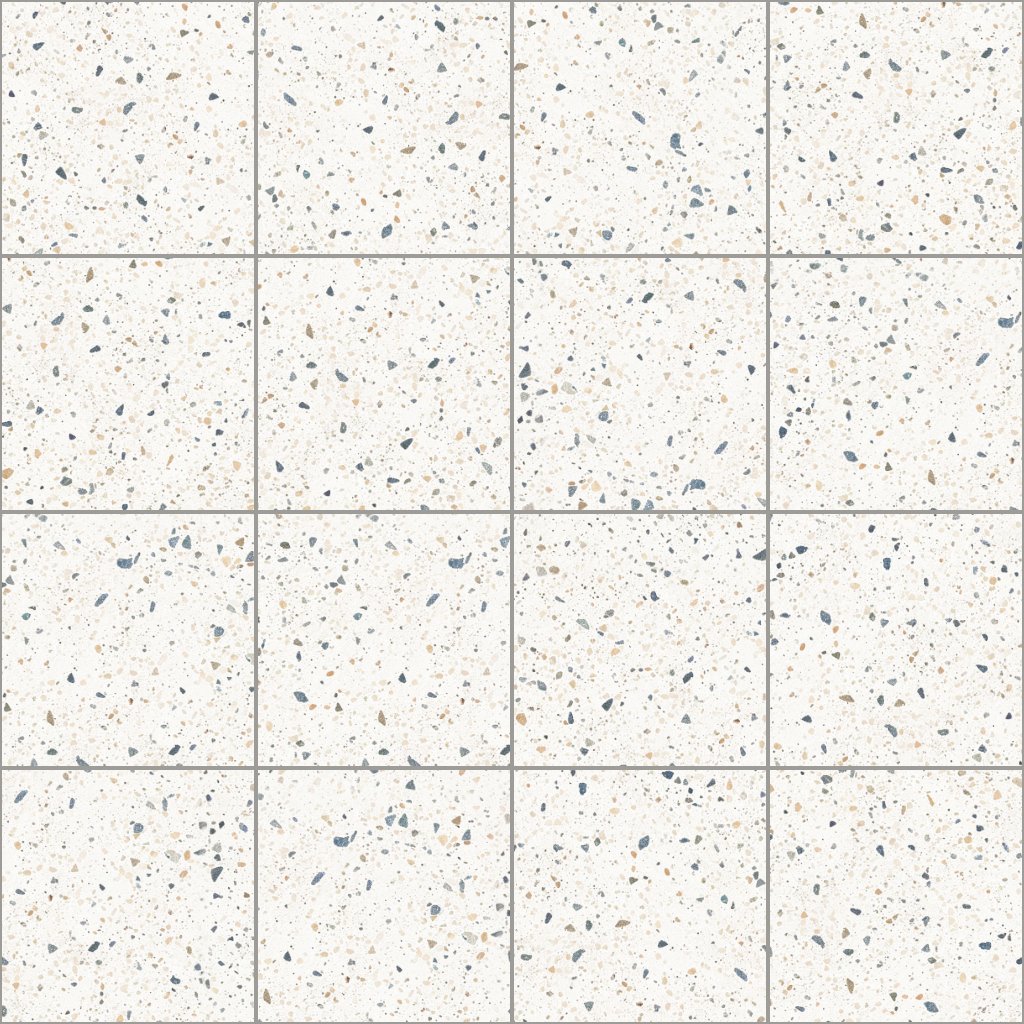 Terrazzo Coarse - 15 Stack 4×4 swatch